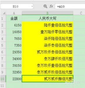 Excel大小写金额同步实现方法-掌握Excel大小写金额同步技巧