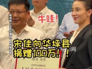 山花烂漫时举行座谈会宋佳向华坪县捐100万